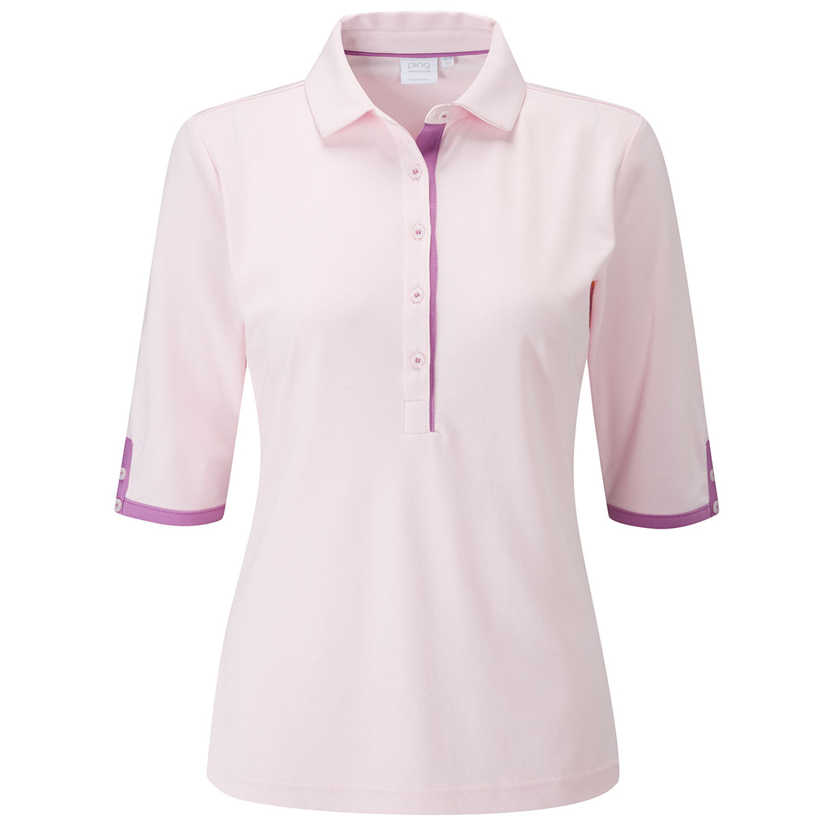 ladies 3 4 sleeve golf tops